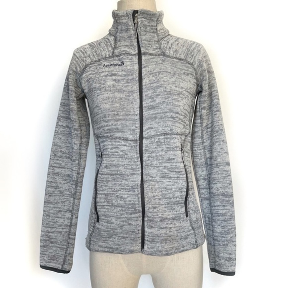 Avalanche Heather Gray Jacket Size Small